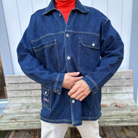 BOXX JEANS Rough Wear (NY USA)—Denim Jacket—Men’s XL—Vintage/Y2K—Loose Fit—VG+ - Picture 7 of 15